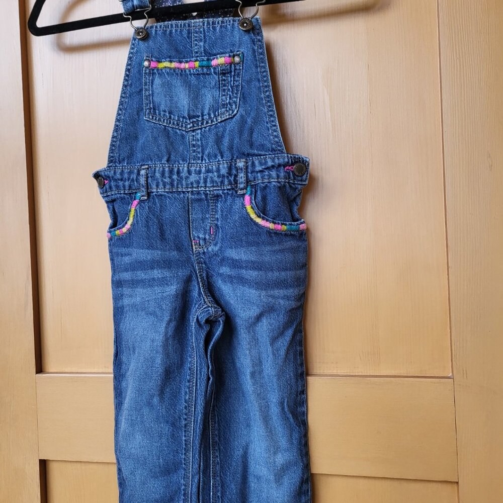 GUC OshKosh B'gosh Genuine Kids Denim Overalls Size 3T